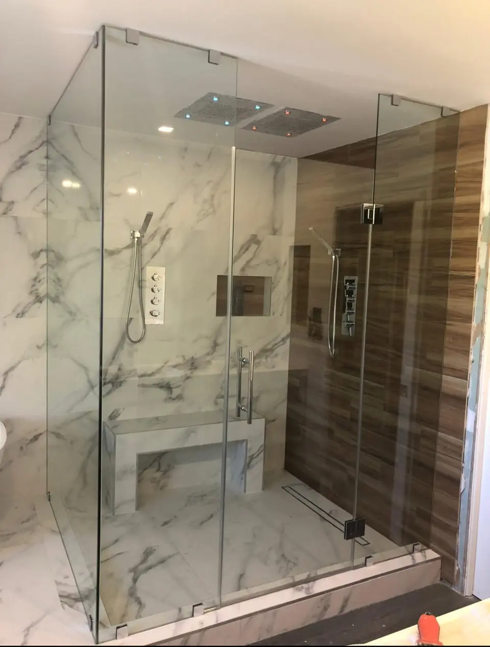 Steam shower - real Remodel Right FL project