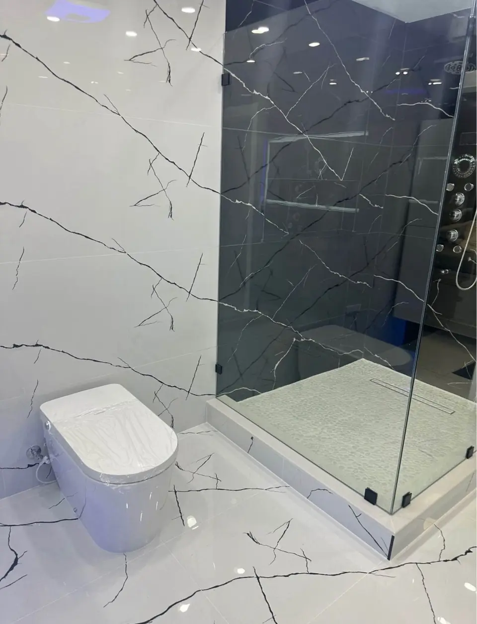 Glass shower - real Remodel Right FL project