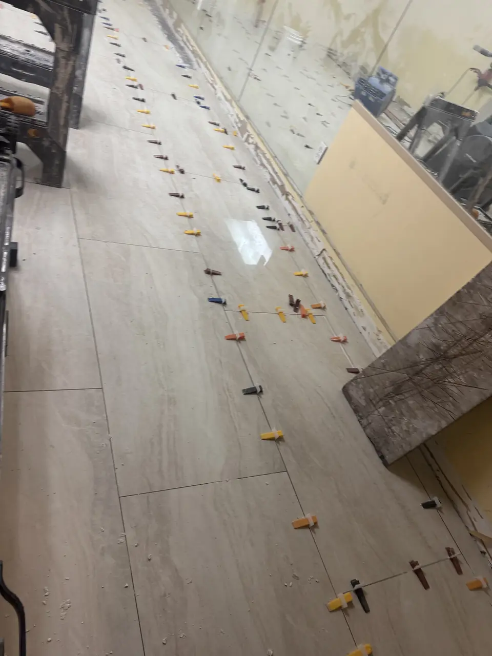 Tile install - real Remodel Right FL project