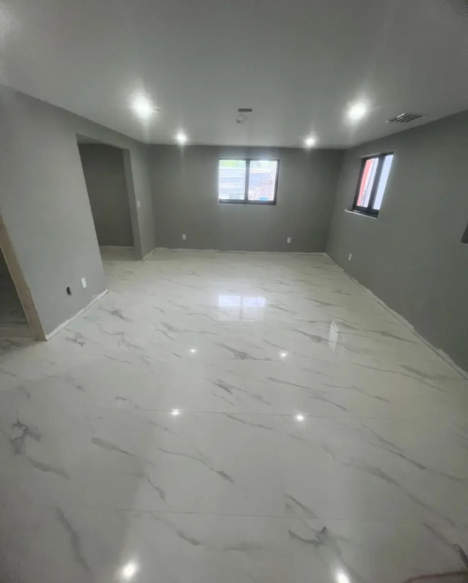 Porcelain floor - real Remodel Right FL project