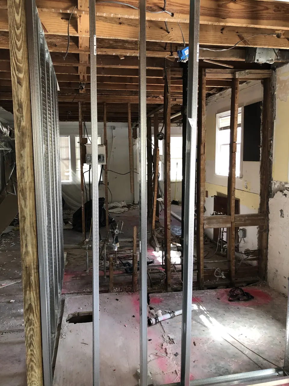 Interior gut - real Remodel Right FL project