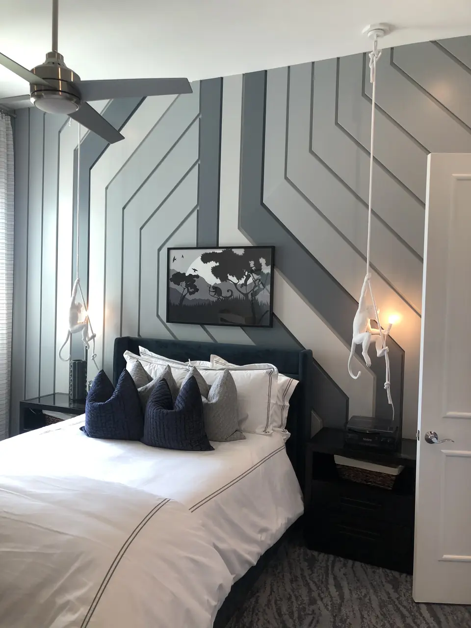 Accent wall bedroom - real Remodel Right FL project
