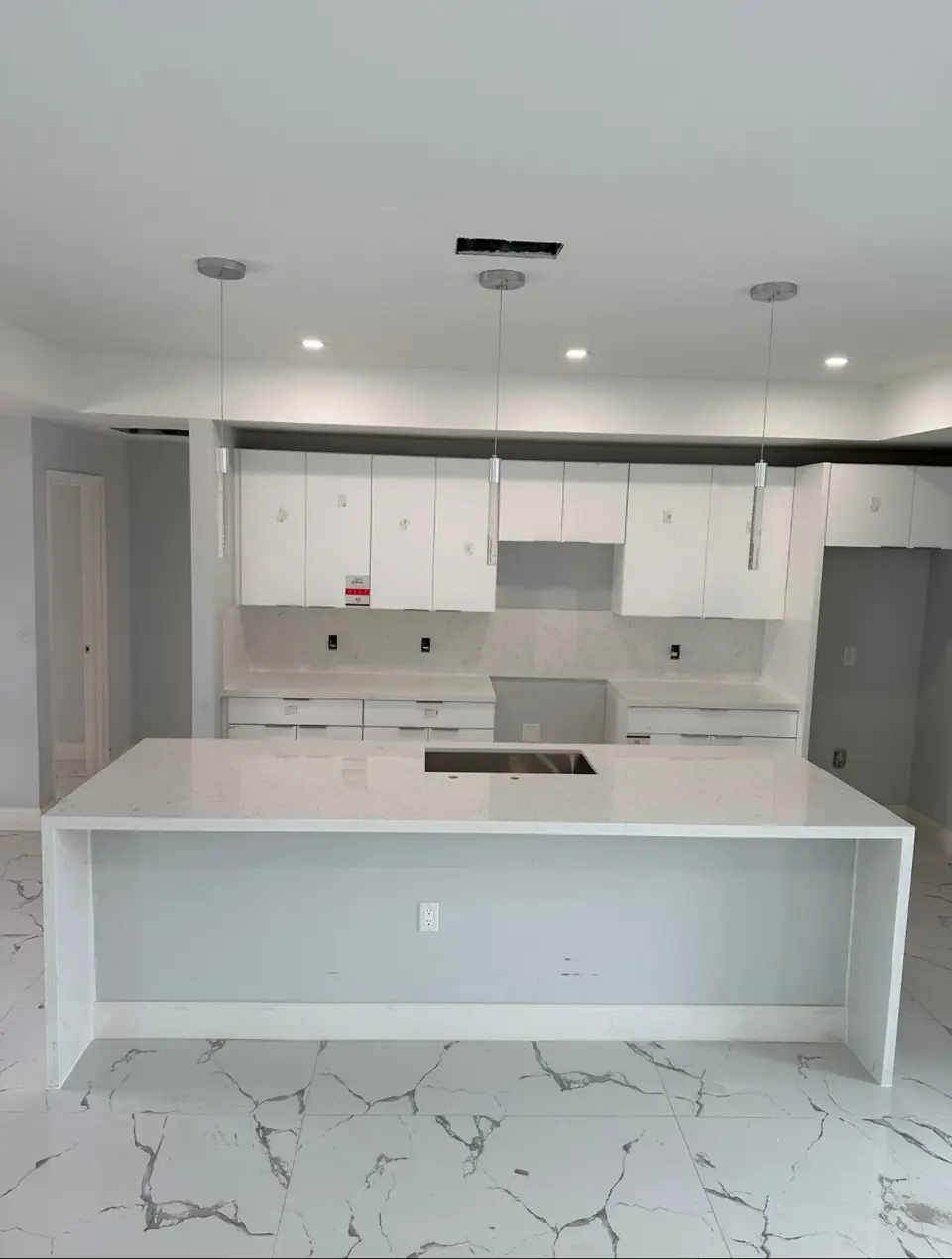 White kitchen - real Remodel Right FL project