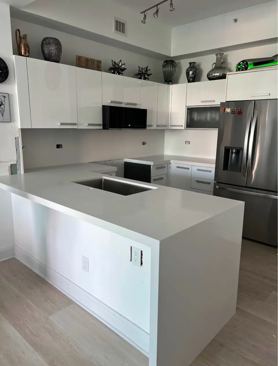 White kitchen - real Remodel Right FL project