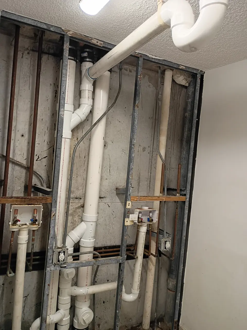 Drain stack replacement - real Remodel Right FL project